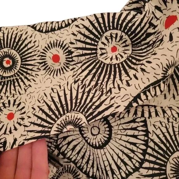 Soybury Women's White & Black Poly Caftan Swim Cover Up - Picture 9 of 13